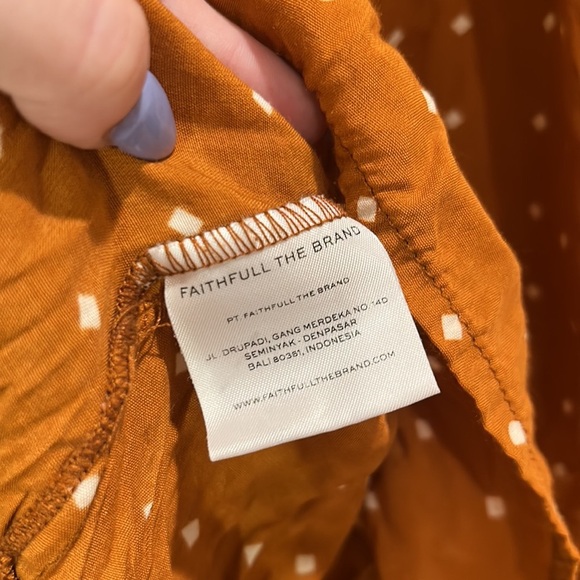 Faithful The Brand Polka Dot Wrap Dress - Picture 12 of 13